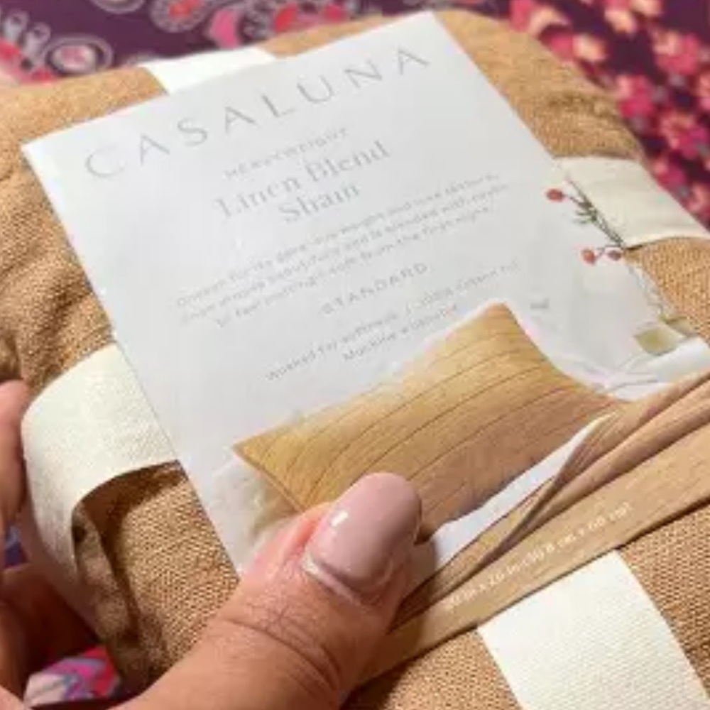 Target Heavyweight Linen Blend Quilt Pillow Sham - Casaluna™ - Picture 6 of 10